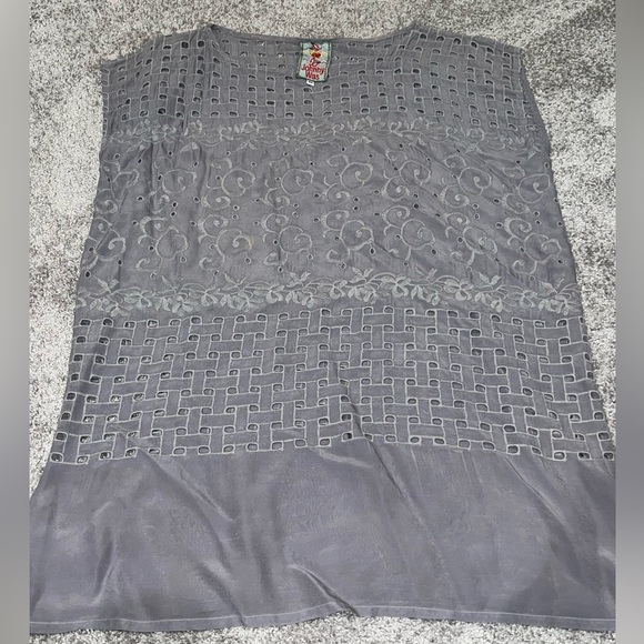 Johnny Was Gray Tunic Sz:M - Picture 2 of 14